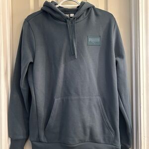 Puma Blue Sweatshirt Pullover Hoodie